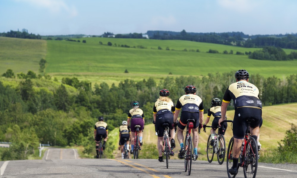 Les cyclistes pédalent en fin de semaine pour l'ACEQ