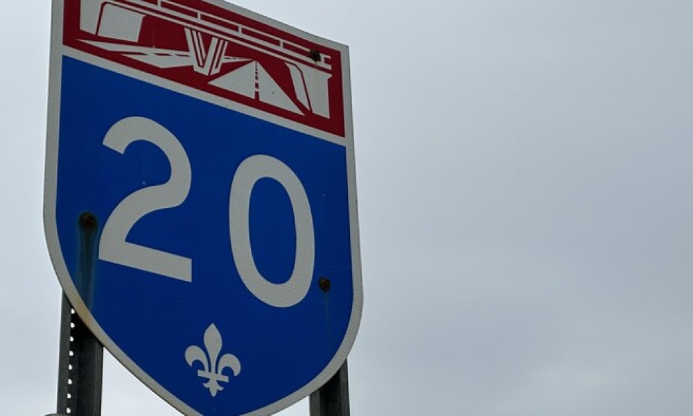 Fermeture d'une partie de l'autoroute 20