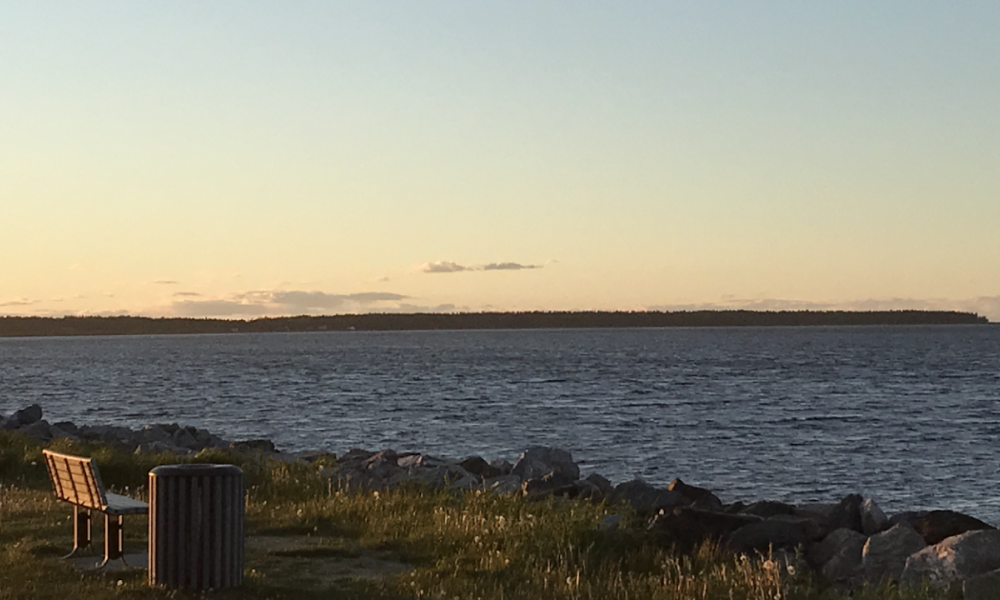 Une première traversée à pied vers l'Ile St-Barnabé