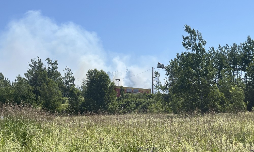 Feu contrôlé dans un peu plus de deux heures à Rimouski-Est